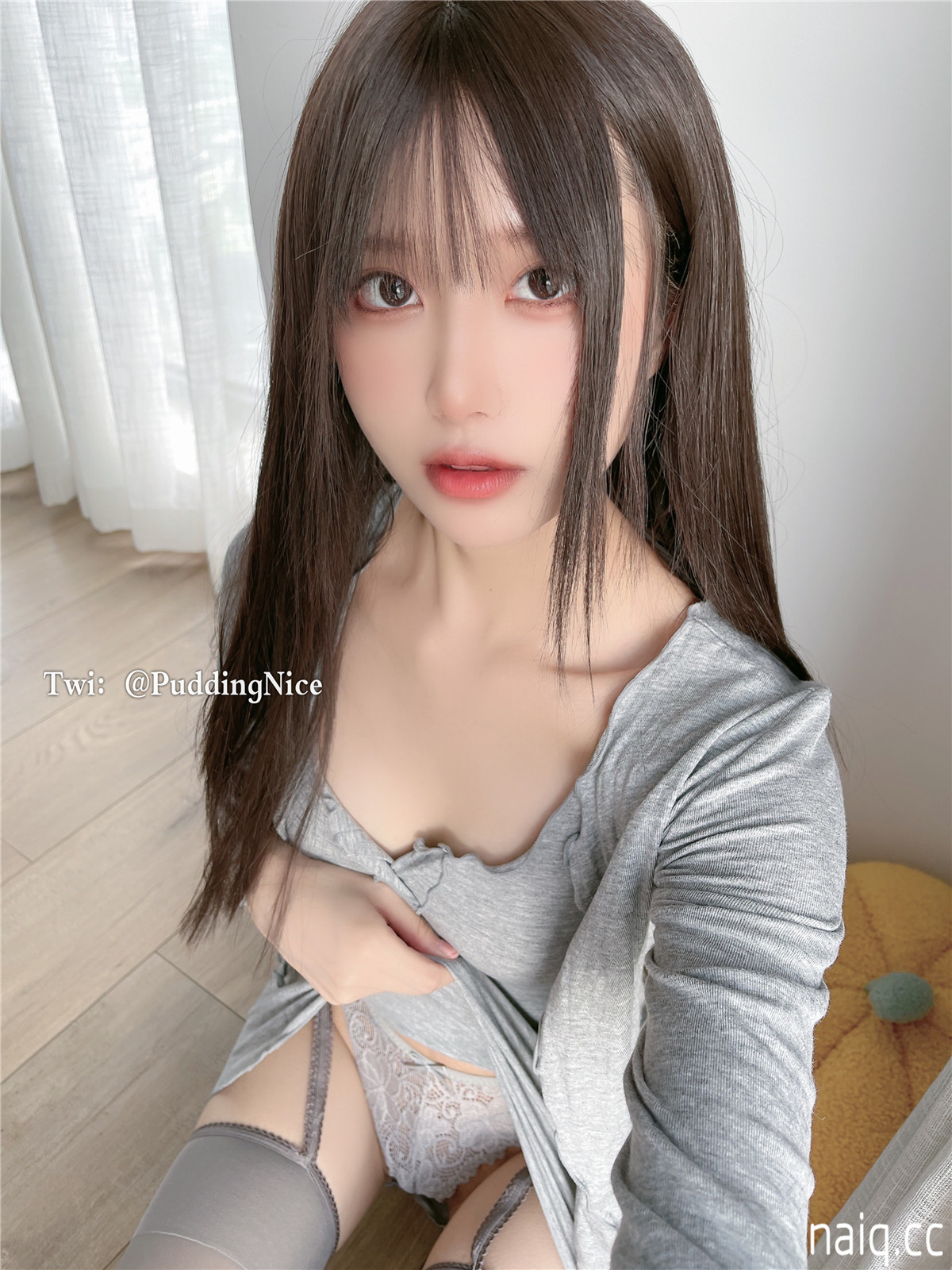 布丁大法 - 八月 吊带 [12P3V-308MB] - 奶圈
