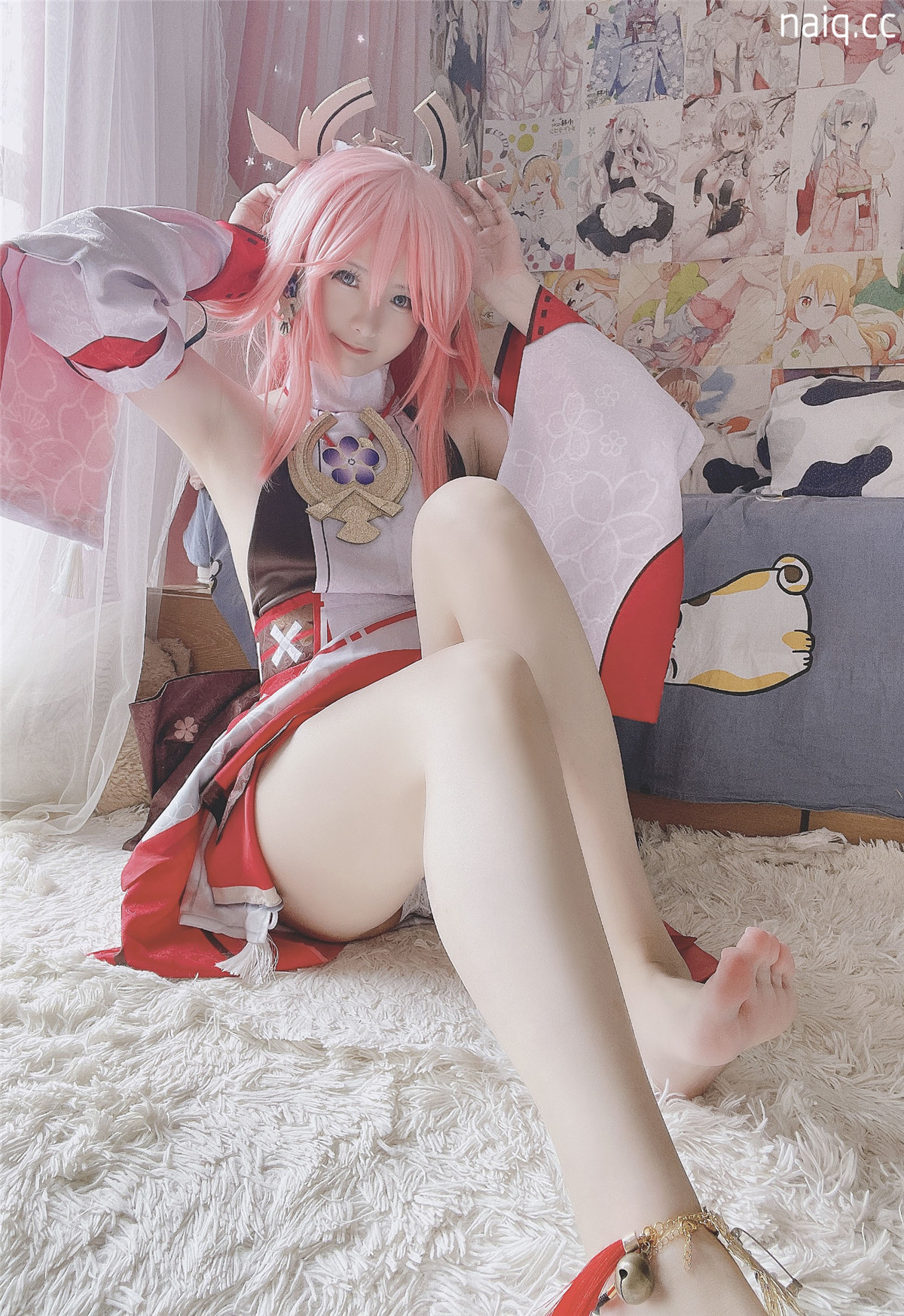 Coser@习呆呆 - 八重神子 [24P1V-67MB] - 奶圈