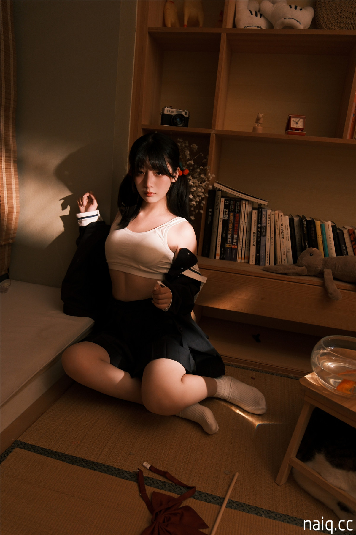 星野柒兔 - 放课后的吔鱼少女 [59P1V-417MB] - 奶圈