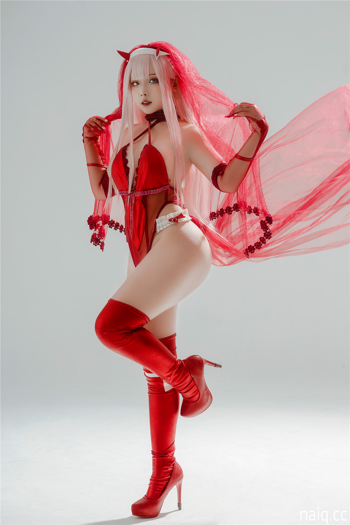 Sayo Momo - Zero Two Wedding Dress [21P-222MB] - 奶圈