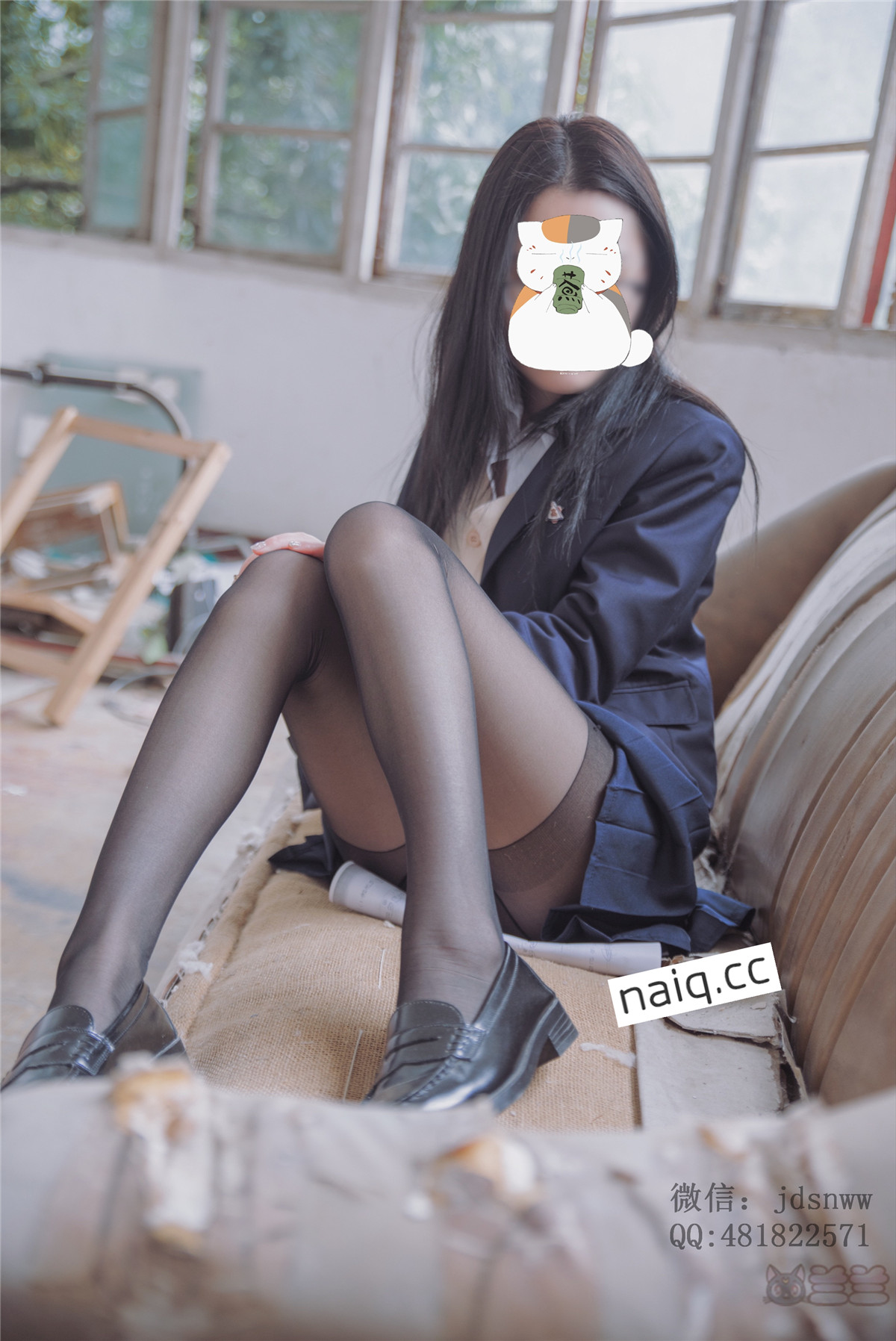 萌兰酱(萌小兔) - 废弃学校 [89P-236MB] - 奶圈
