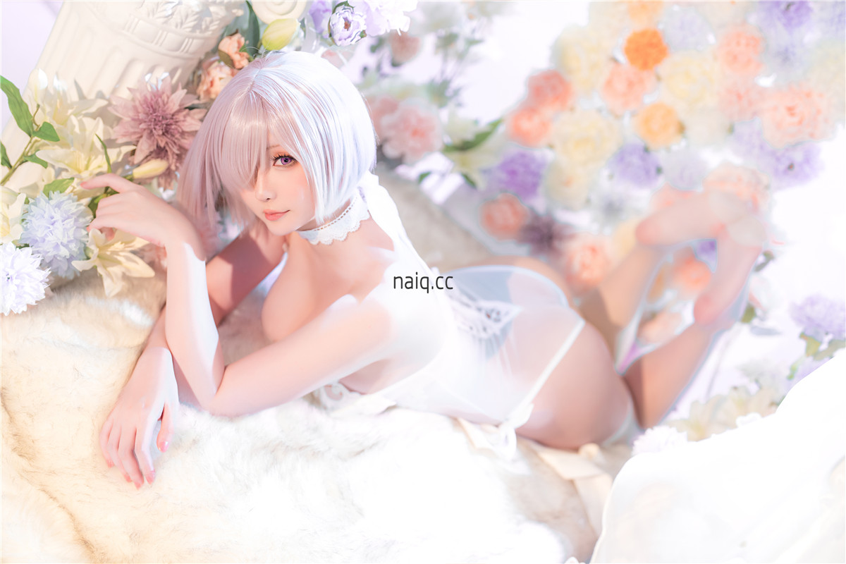 星之迟迟 - FGO-玛修同人婚纱 [78P1V-425MB] - 奶圈