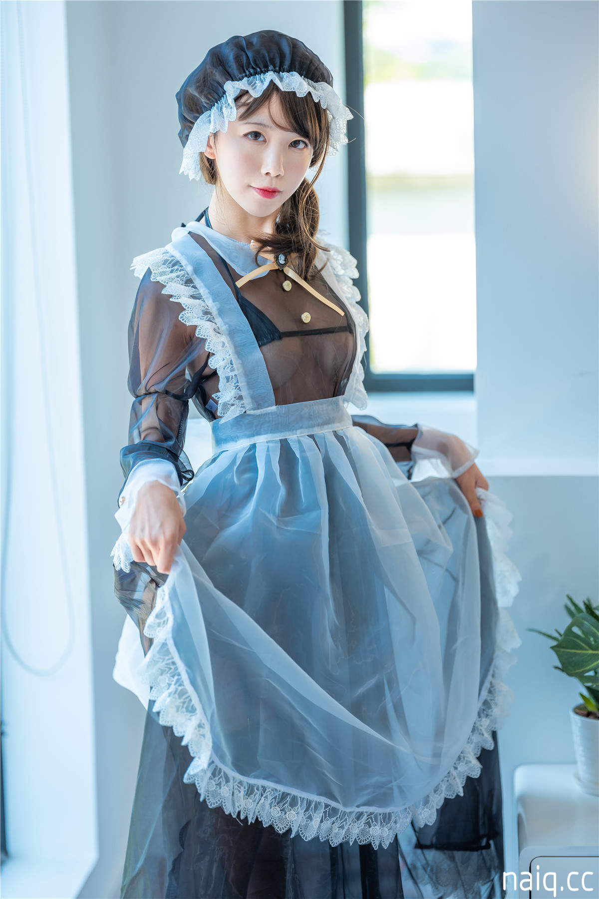 水淼Aqua - 透明女仆 [13P39V-5.20GB] - 奶圈