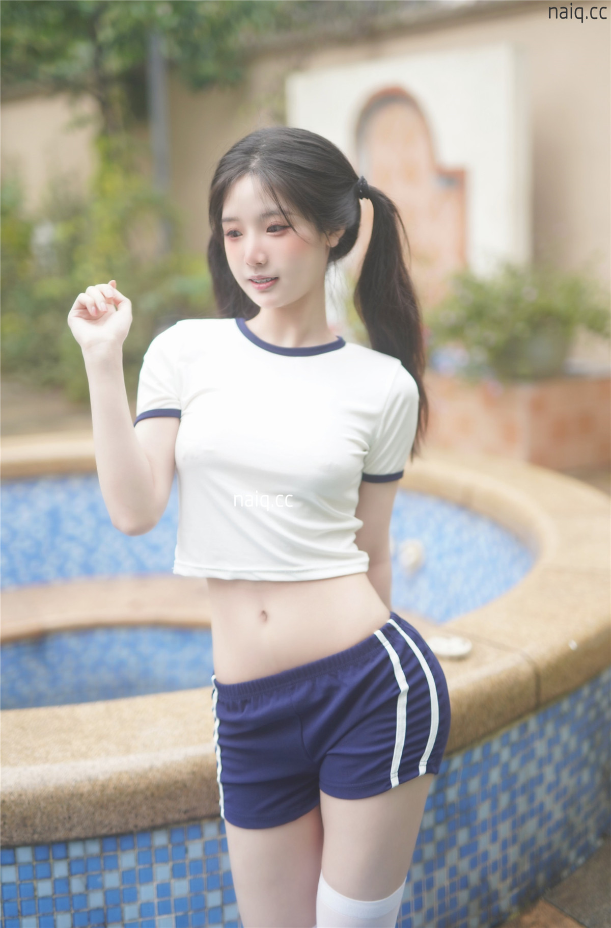 橙子喵酱 - 泳池体操服 [4P-2MB] - 奶圈
