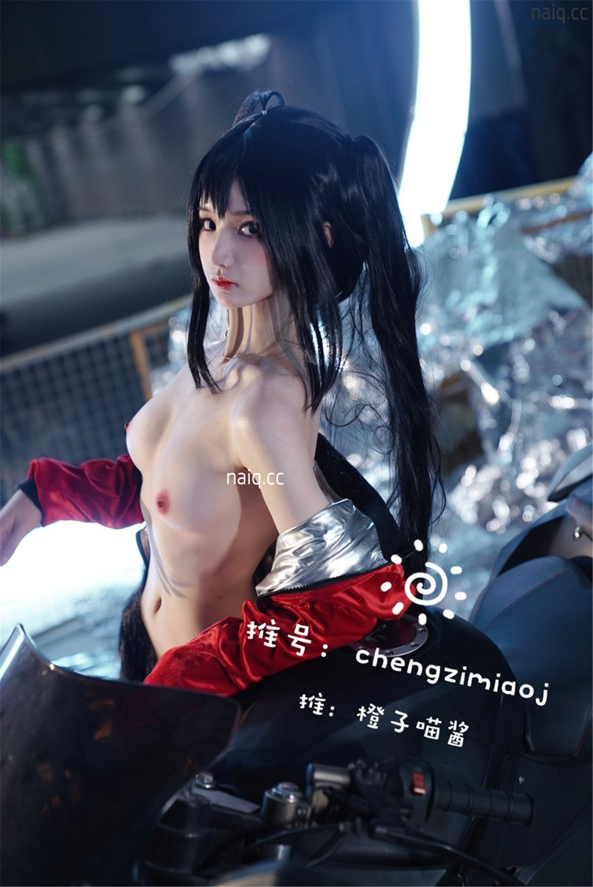 橙子喵酱 - 机车少女-大凤 [23P2V-27MB] - 奶圈