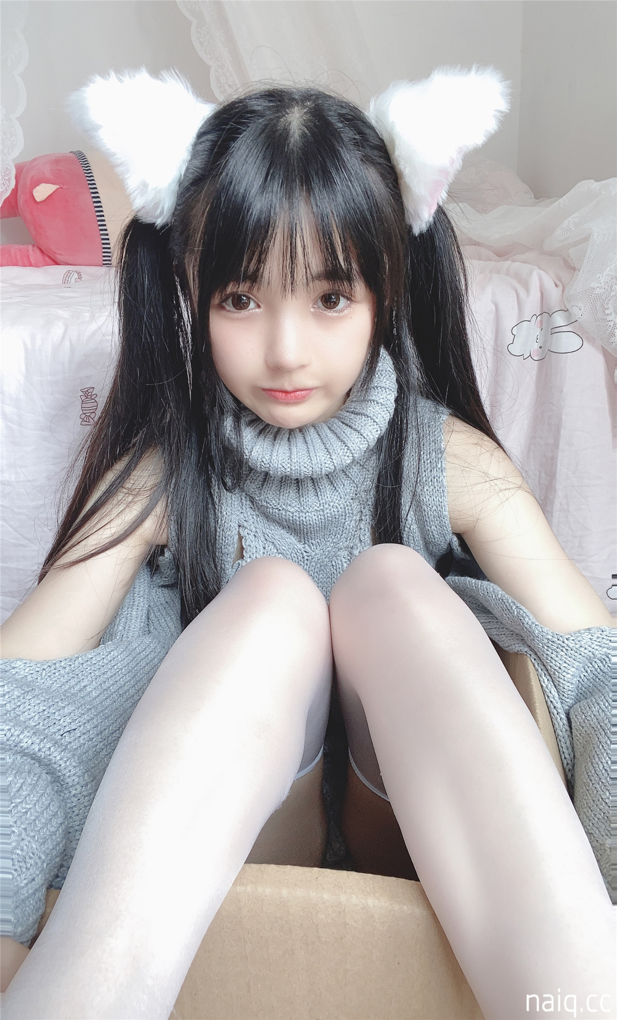 桜井宁宁 - 白い猫ちゃん [50P1V-114MB] - 奶圈