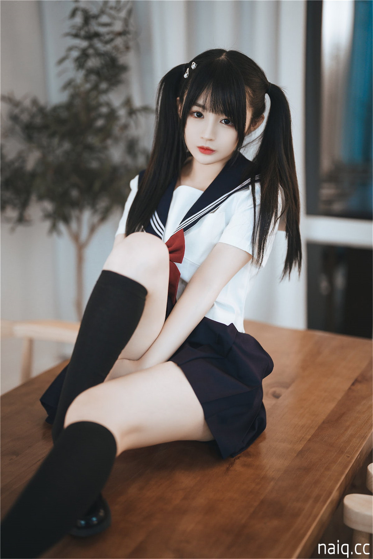 桜井宁宁 - 双马尾JK [65P-443MB] - 奶圈