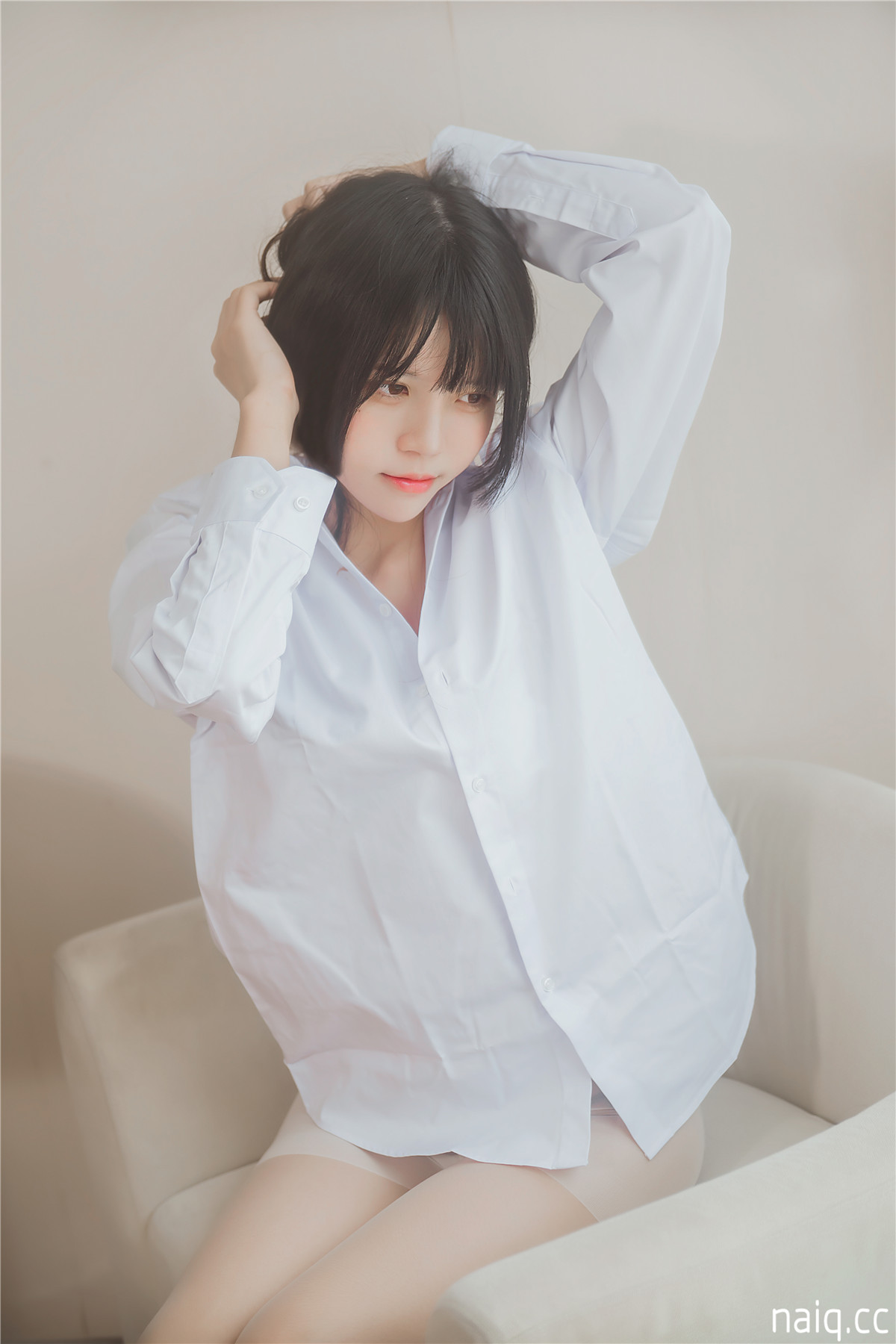 桜桃喵 - 白衬衫散发 [49P-409MB] - 奶圈
