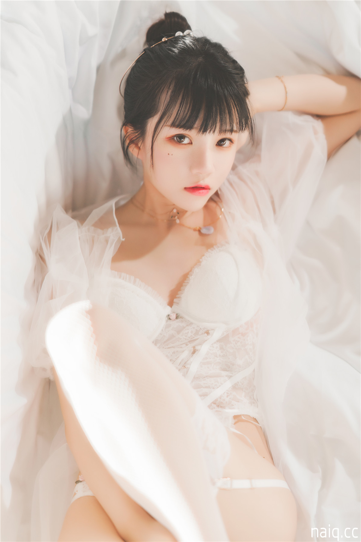 桜桃喵 - 白纱糖01 [35P-596MB] - 奶圈