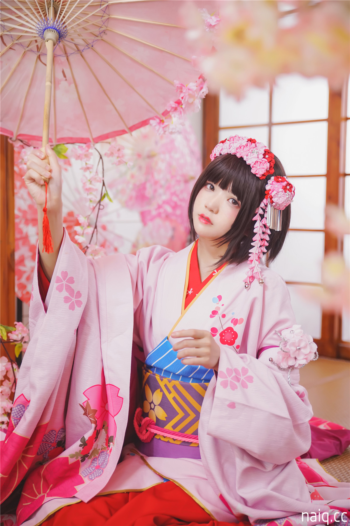 桜桃喵 - 加藤惠 和服 [23P-368MB] - 奶圈