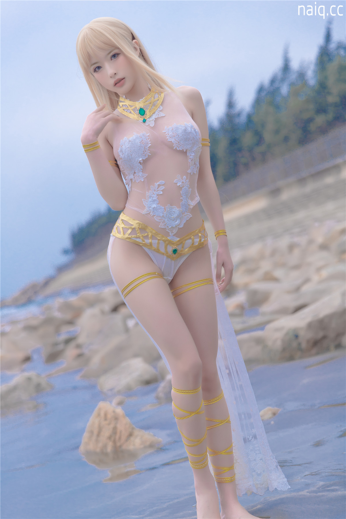 清水由乃 - 玛丽萝丝-白色泳衣 [33P-355MB] - 奶圈