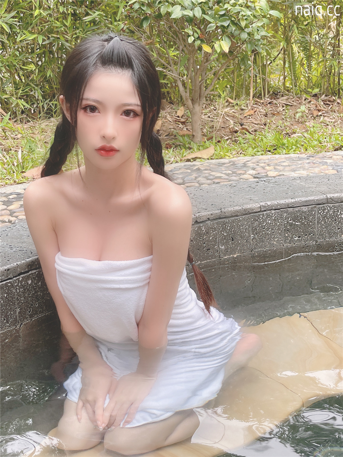 清水由乃 - 温泉浴巾 [26P1V-233MB] - 奶圈