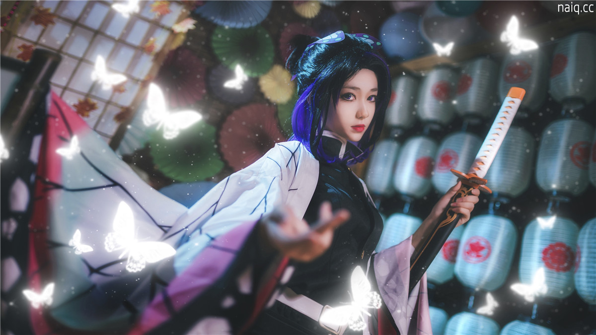 南桃Momoko - 蝴蝶忍队服 [14P-19MB] - 奶圈