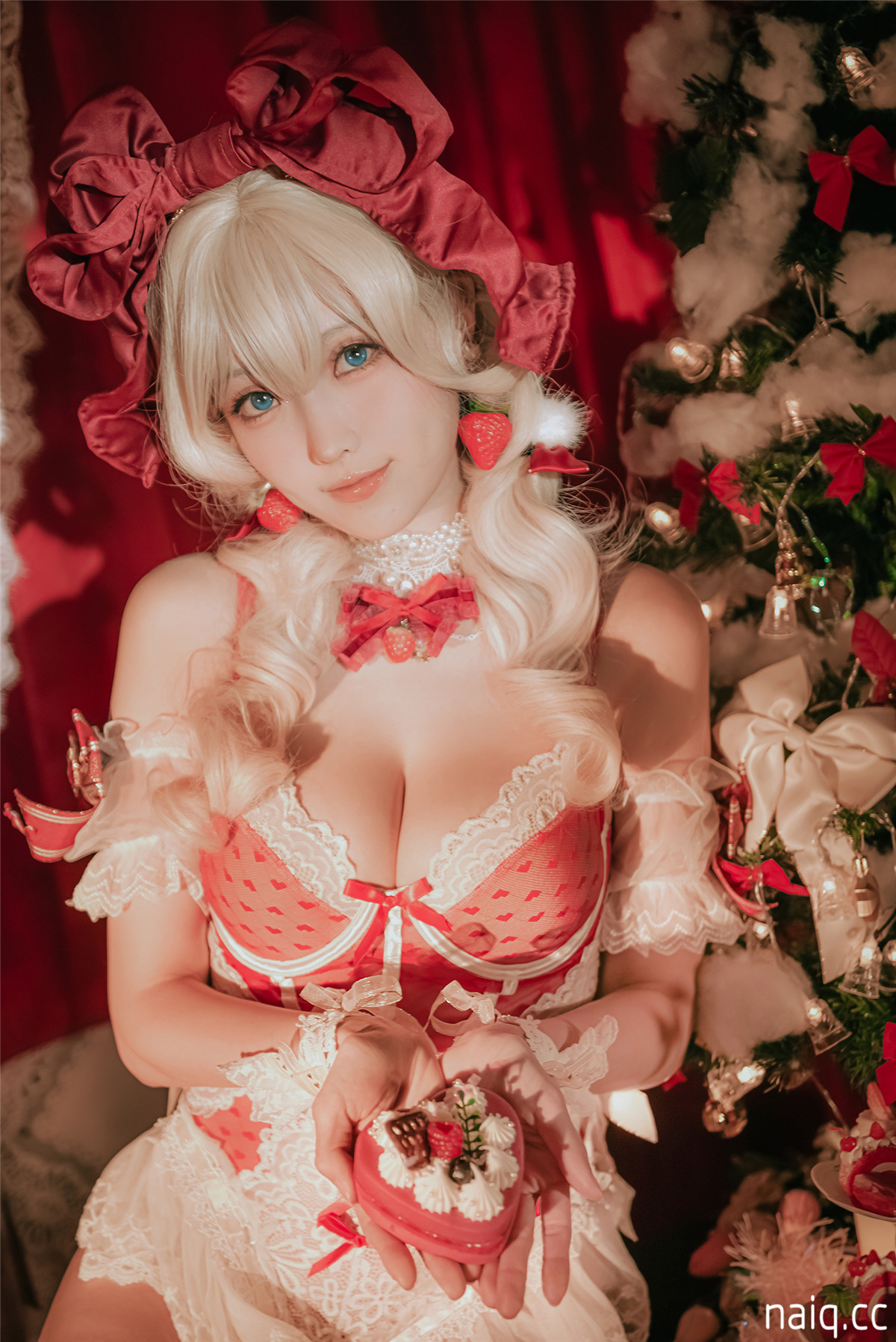 ElyEE子 - 草莓蛋糕少女 [33P-89MB] - 奶圈