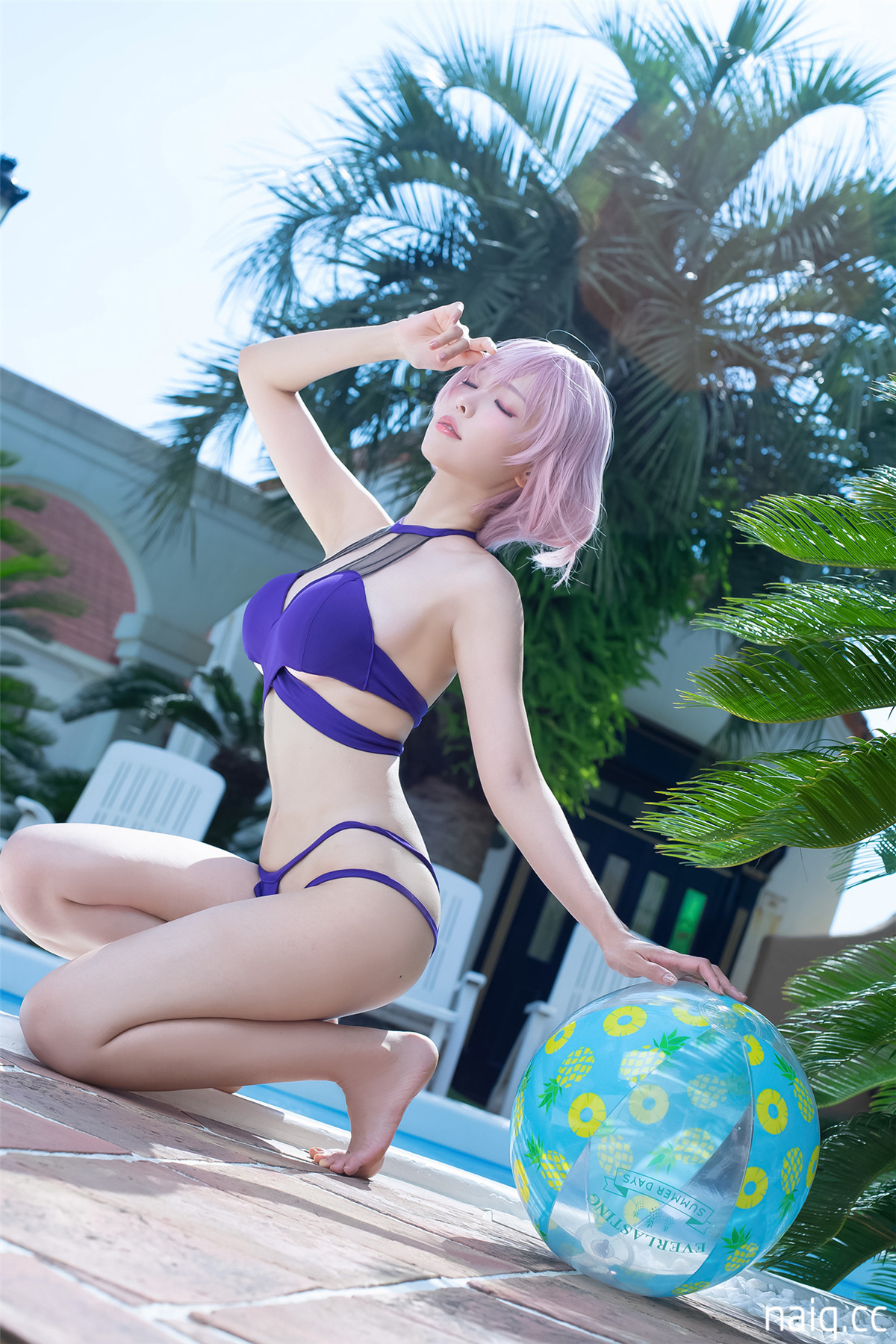 ElyEE子 - 【Mujina】Swimsuit [36P-65MB] - 奶圈