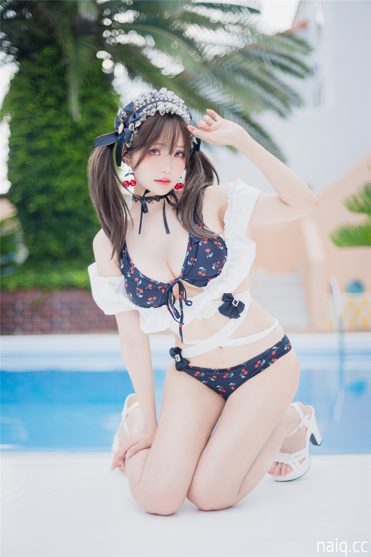 ElyEE子 - 2023.august B-櫻桃地雷系少女 Cherry Ground Mine Girl [22P-77MB] - 奶圈