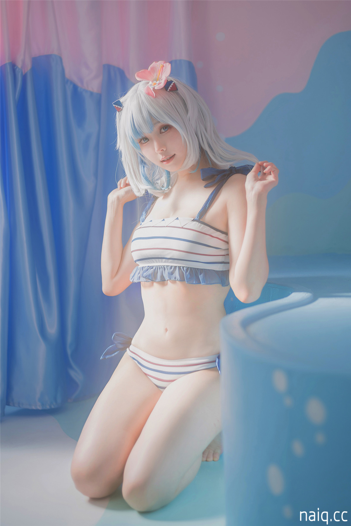 ElyEE子 - Gawr Gura Swimsuit [26P-51MB] - 奶圈