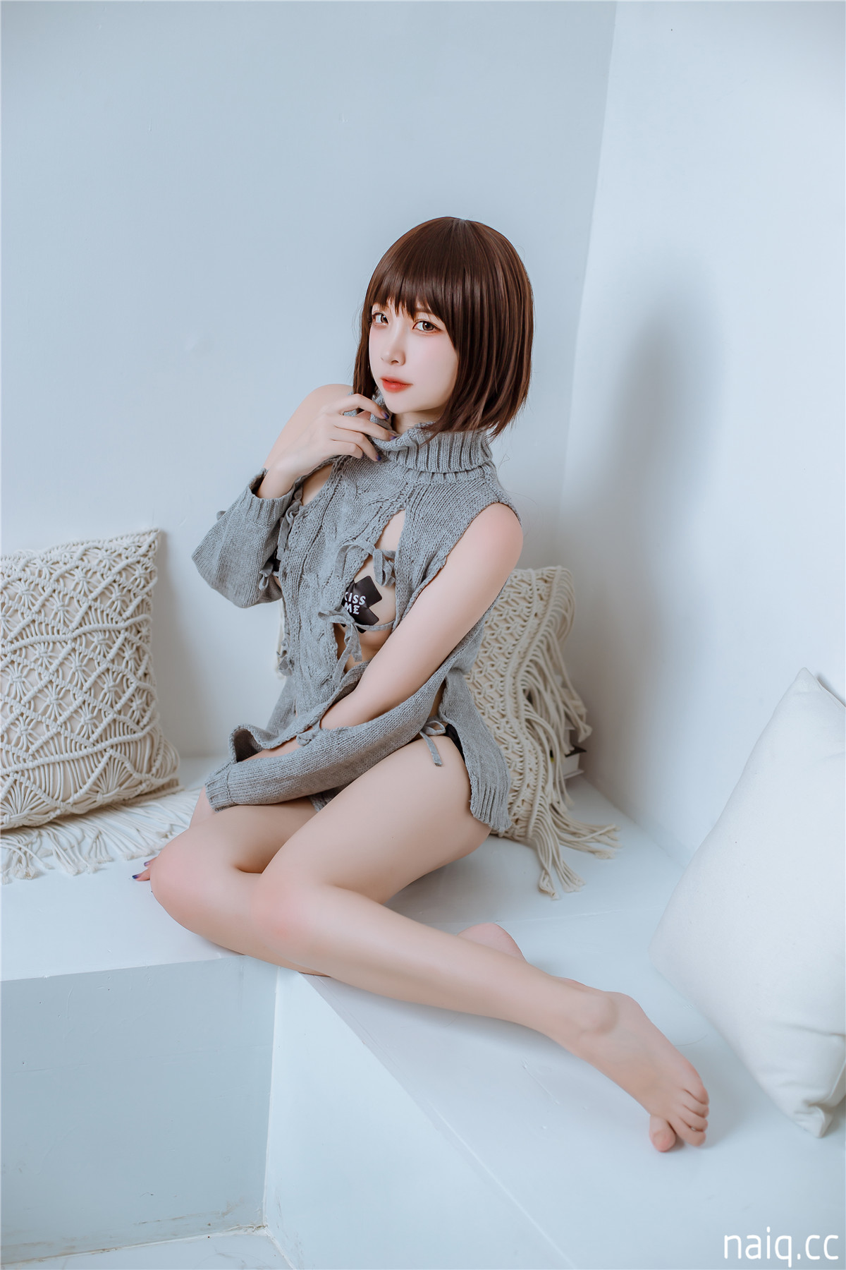 二佐Nisa - 私房洞洞毛衣 [66P2V-398MB] - 奶圈