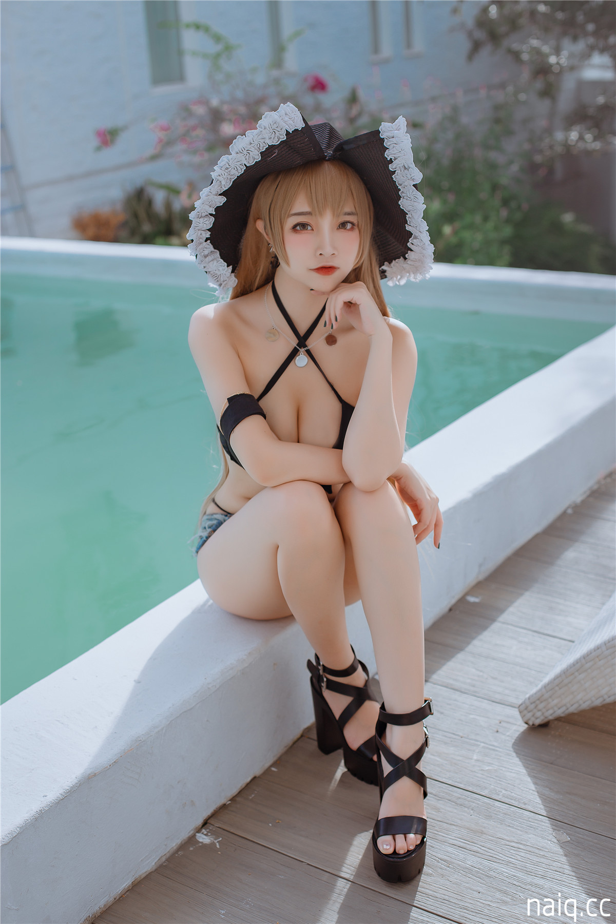 二佐Nisa - 碧蓝让巴尔泳装 [20P-113MB] - 奶圈