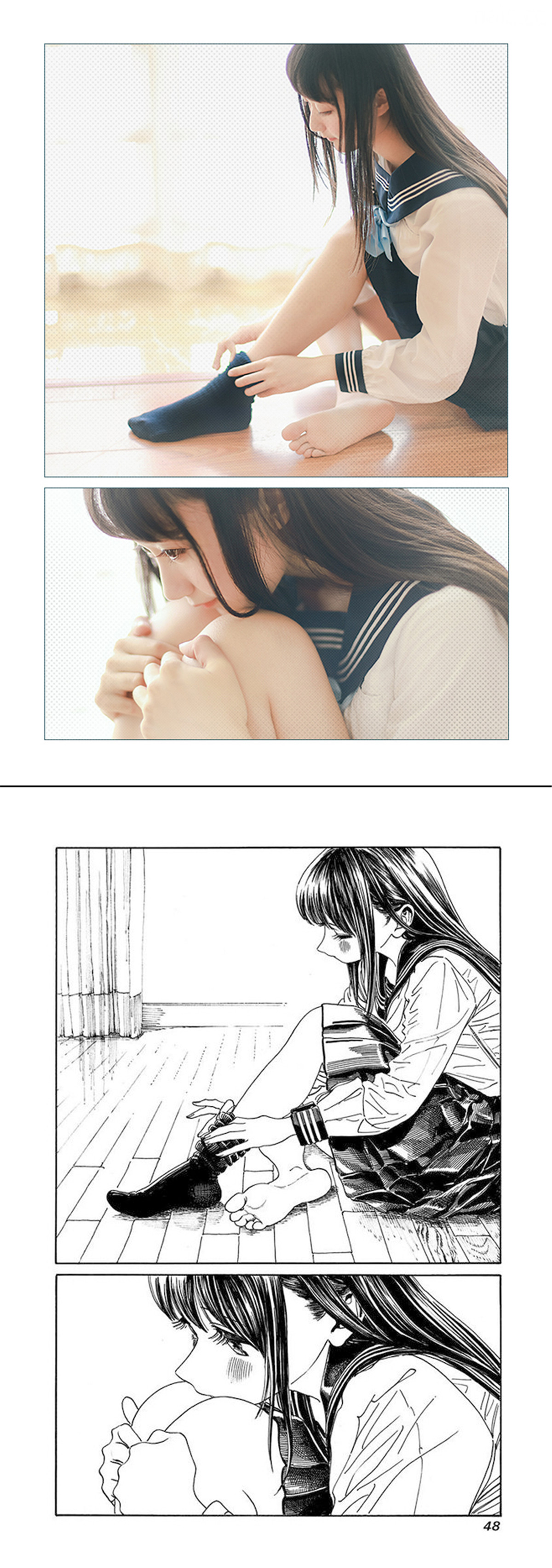 木绵绵OwO - 水手服cos大图 [27P-17MB] - 奶圈