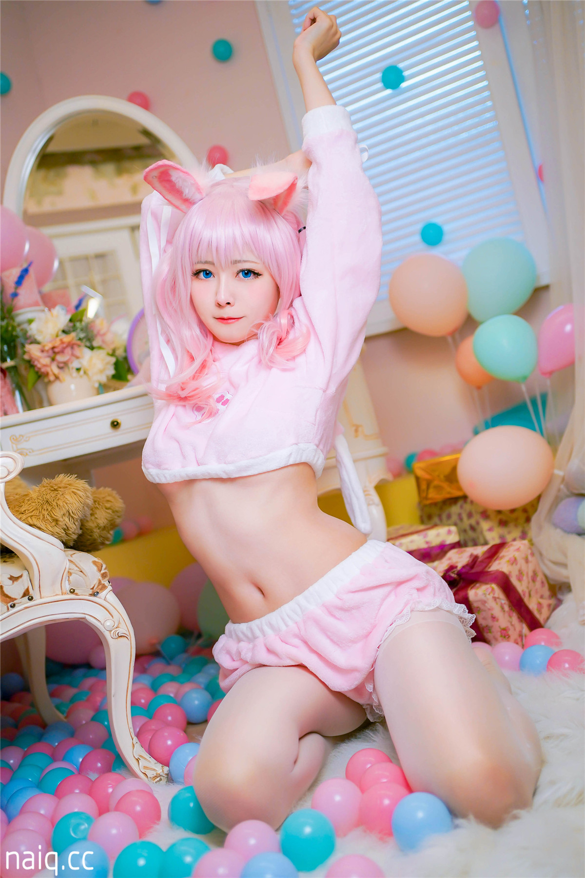 Arty亚缇 - Pink Bunny [18P-19MB] - 奶圈