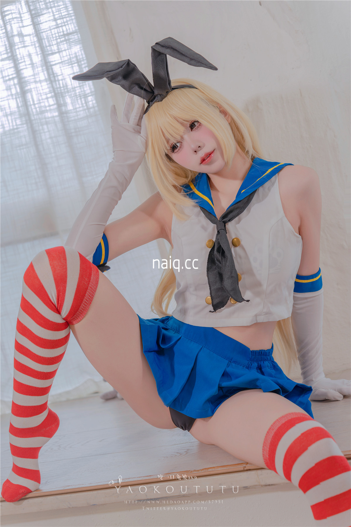 咬一口兔娘 - 十月订阅『岛风的修整』Twice [74P1V-1.35GB] - 奶圈