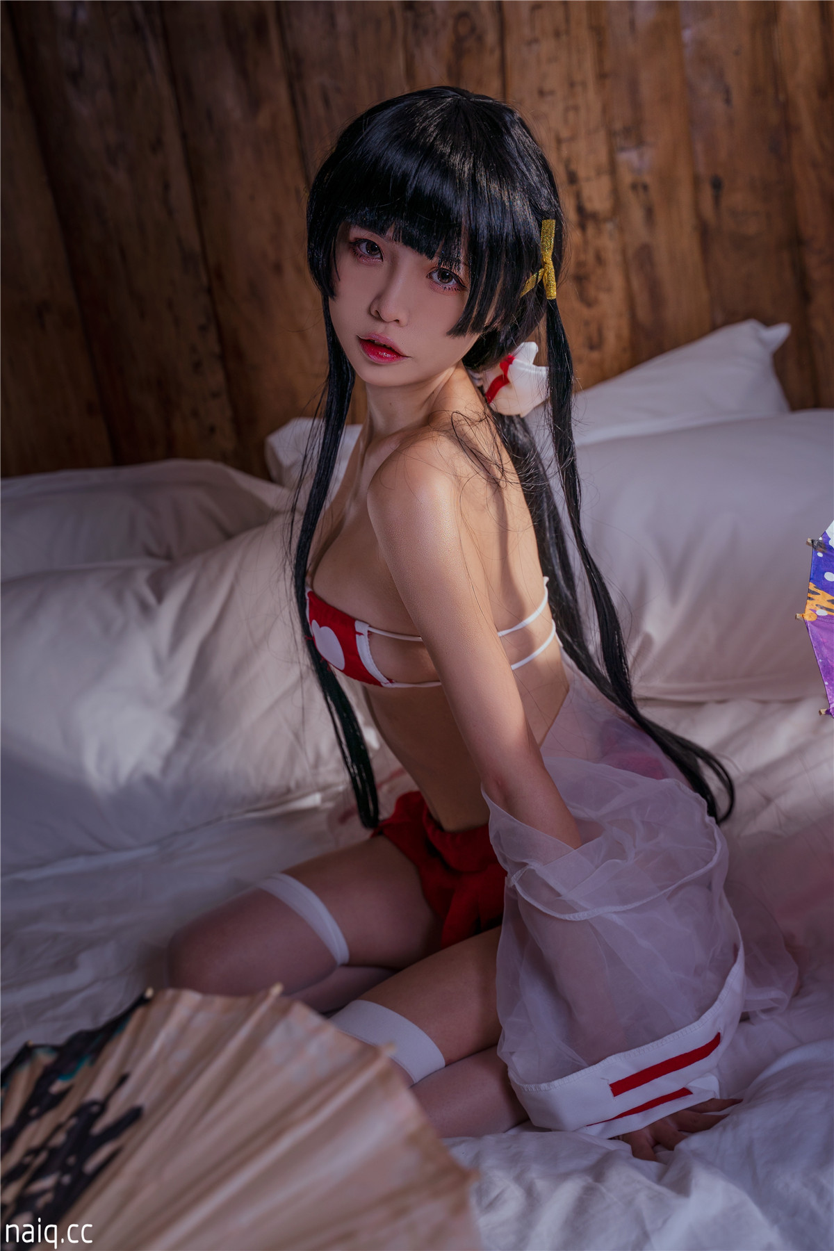可可老师 - 温泉巫女 [50P-332MB] - 奶圈