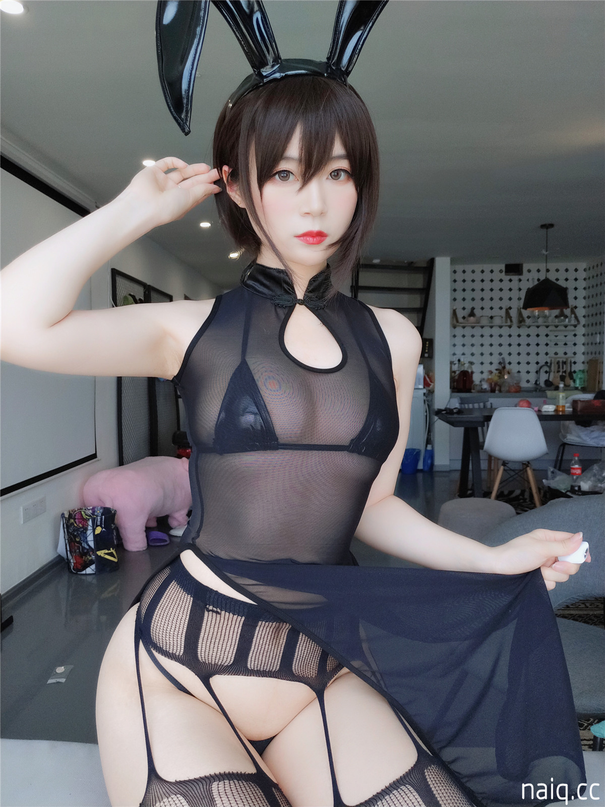白银81 - 透明旗袍 [43P2V-451MB] - 奶圈