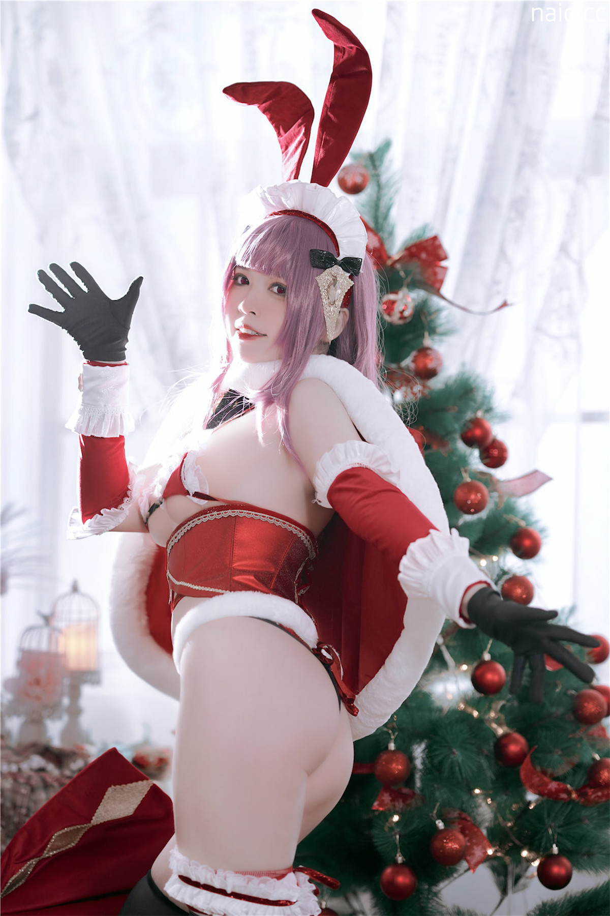 半半子 - Christmas Bunny Aike [41P-457MB] - 奶圈