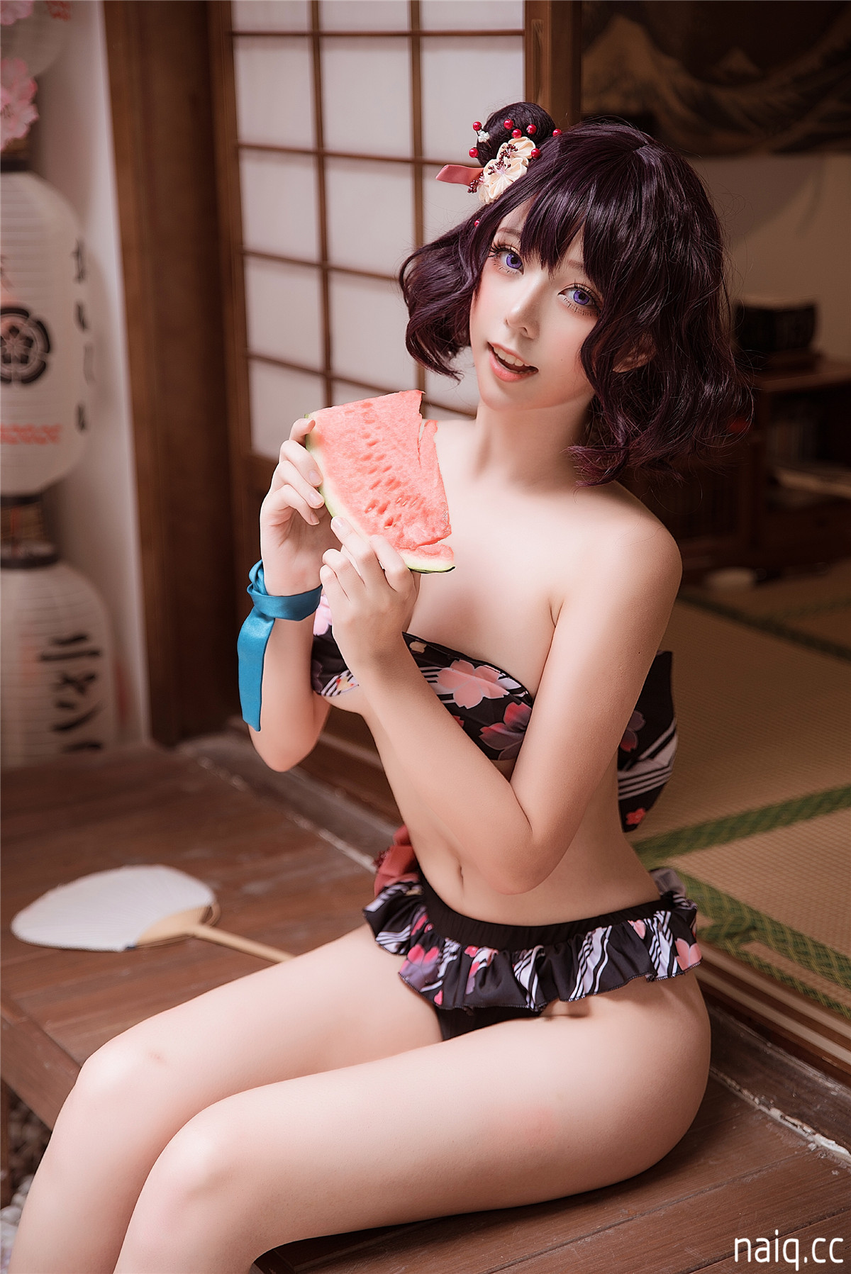 菌烨tako - 葛飾北斎水着 [9P-65MB] - 奶圈