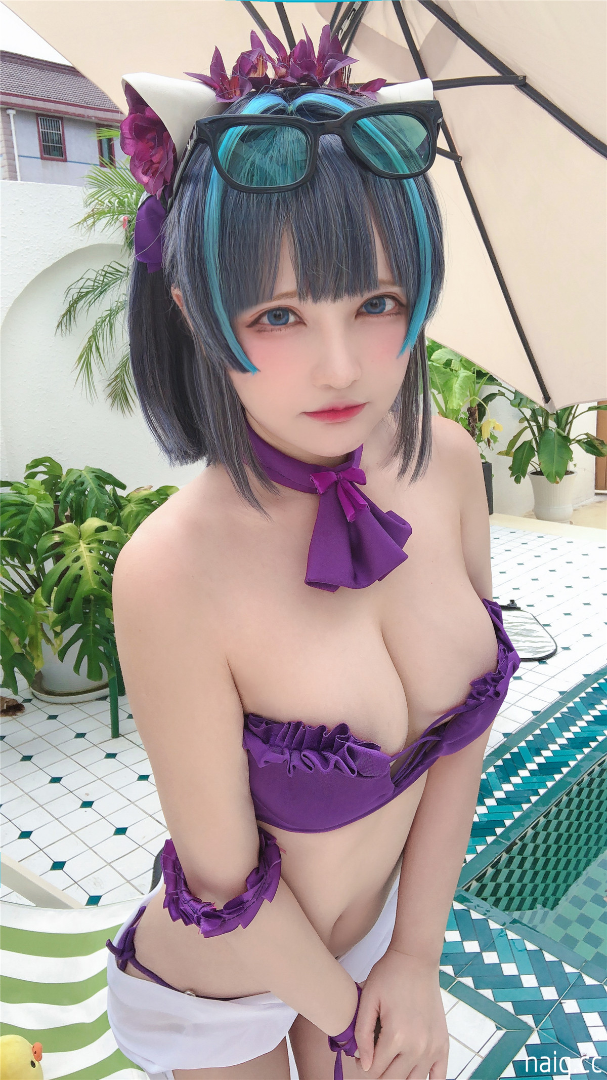 千夜未来(Senya Miku) - 柴郡电子 [32P-112MB] - 奶圈