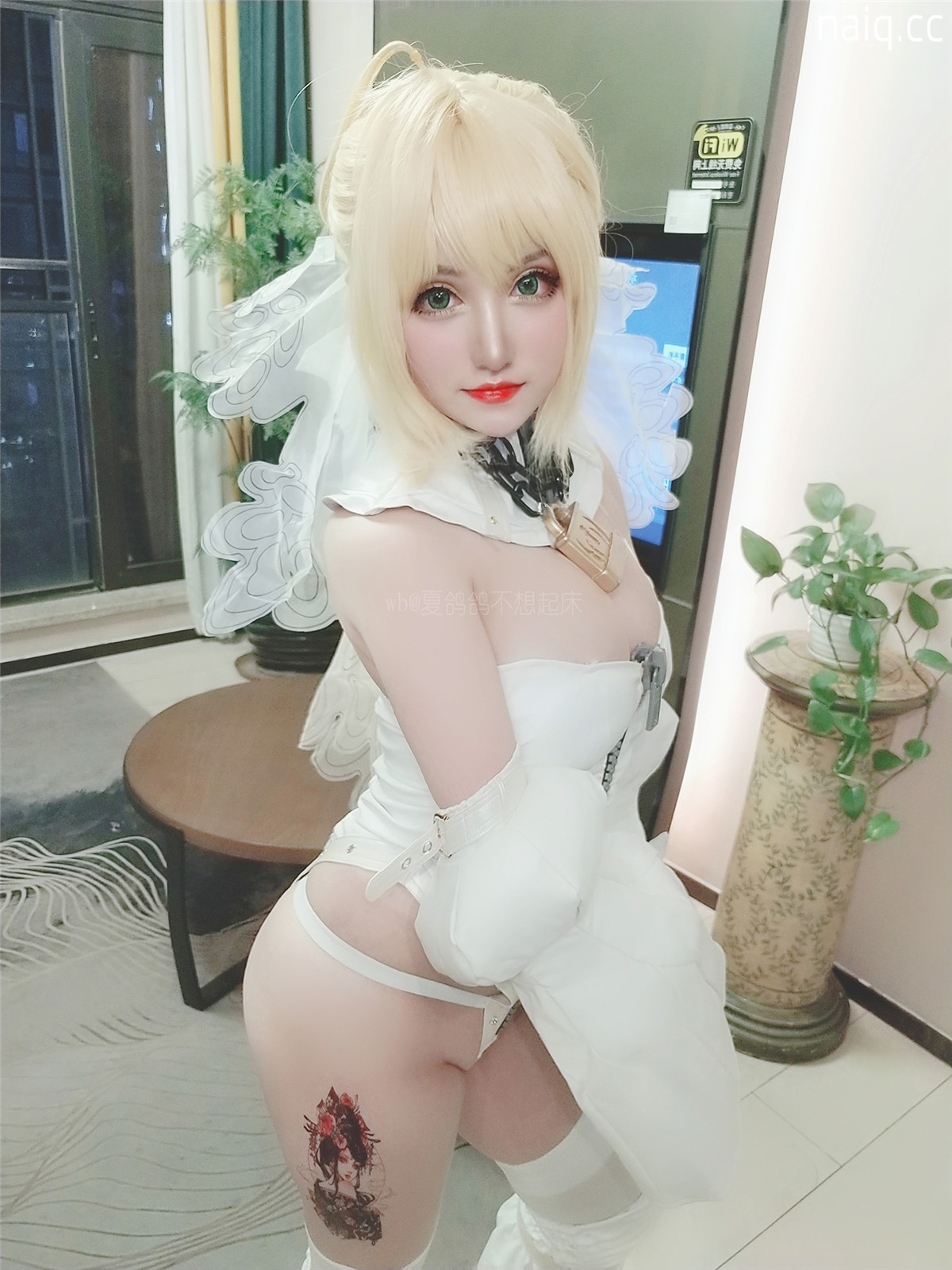 夏鸽鸽不想起床 - 尼禄花嫁 [21P3V-36MB] - 奶圈