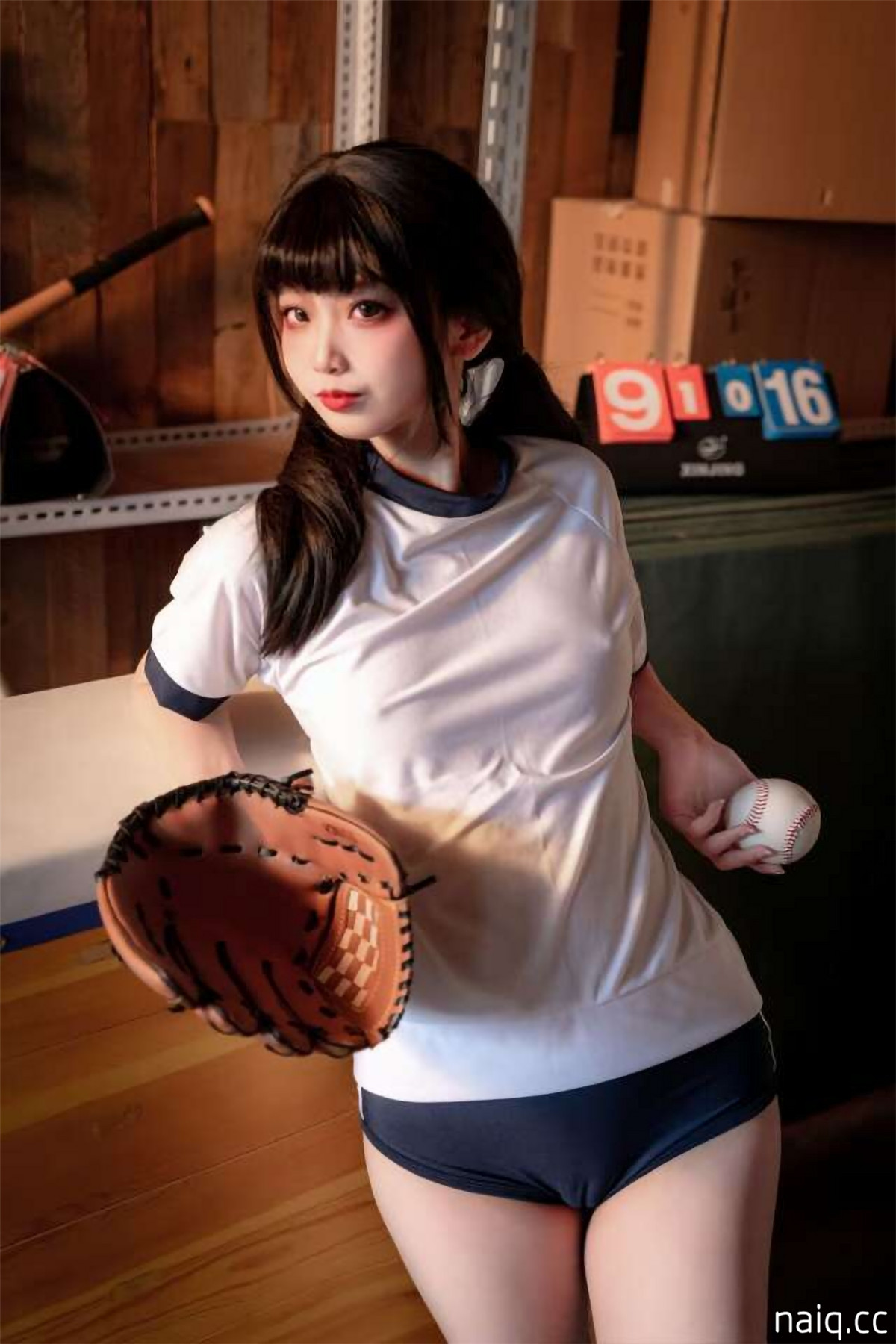 星野柒兔(呆米米) - 运动服宝贝 [6P-8MB] - 奶圈