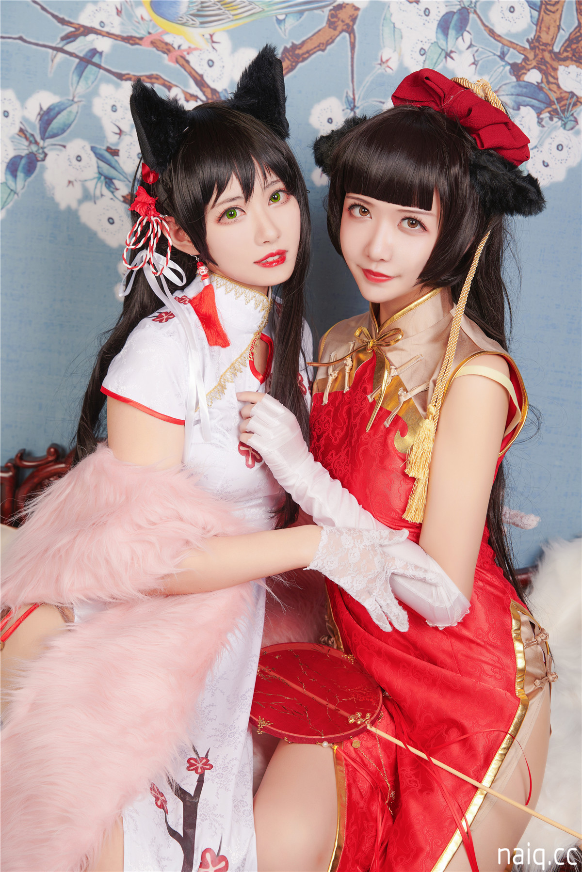 源纱希喵喵喵 - &Meiyi_烛墨 犬獒旗袍 [12P-157MB] - 奶圈