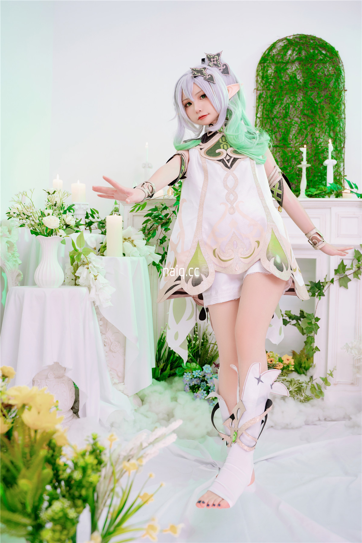 爆机少女喵小吉 - 草神 [87P2V-2.4GB] - 奶圈