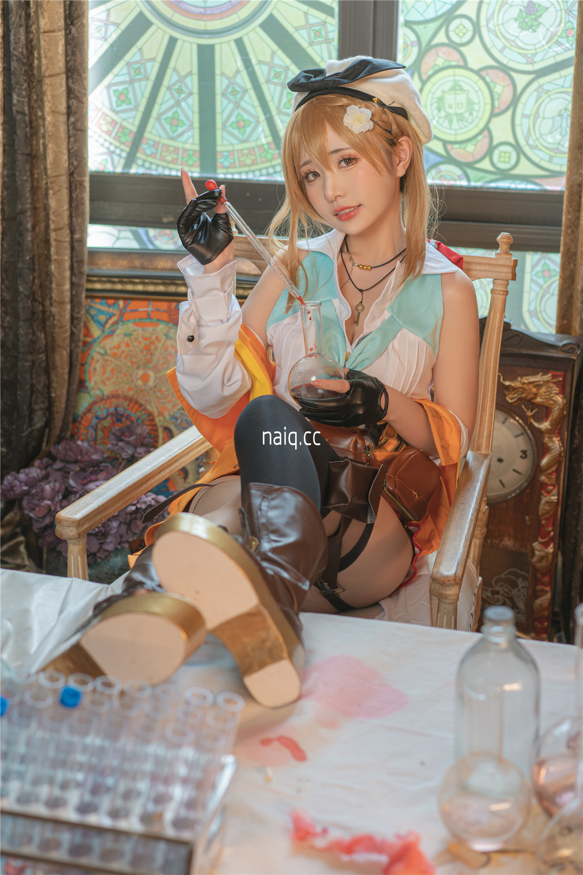 爆机少女喵小吉 - 莱莎的炼金工房2 [71P3V-2.84GB] - 奶圈
