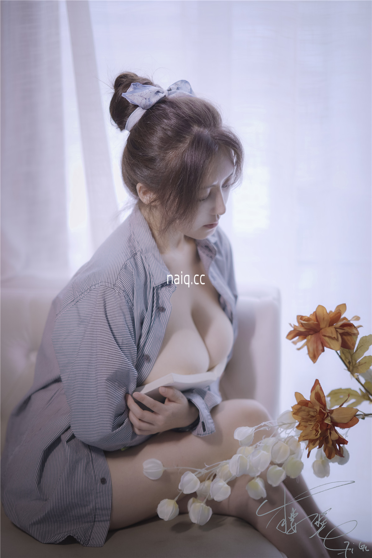 樱晚gigi - 粉丝群收费写真28 你的衬衫 [22P-267MB] - 奶圈