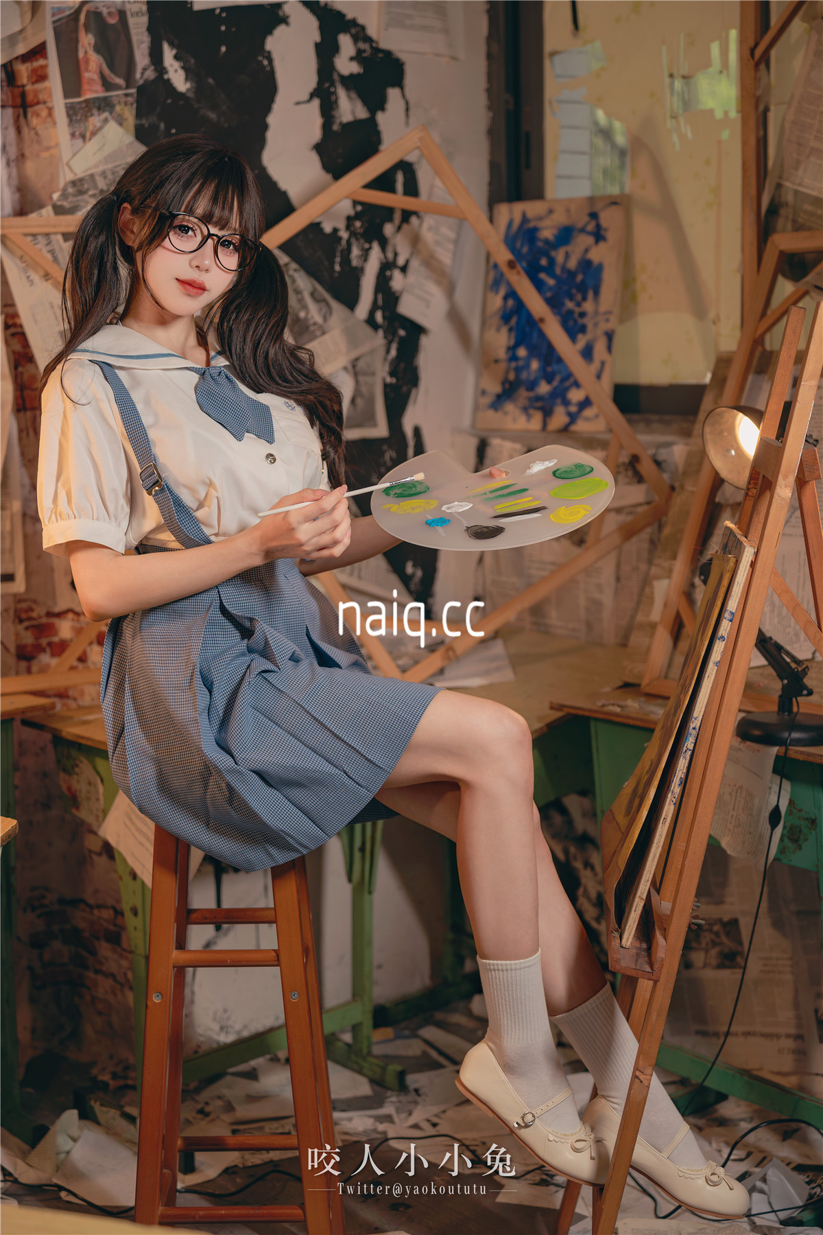 咬一口兔娘 - 未成名画作&B+WITH+U [71P1V-1.62G] - 奶圈