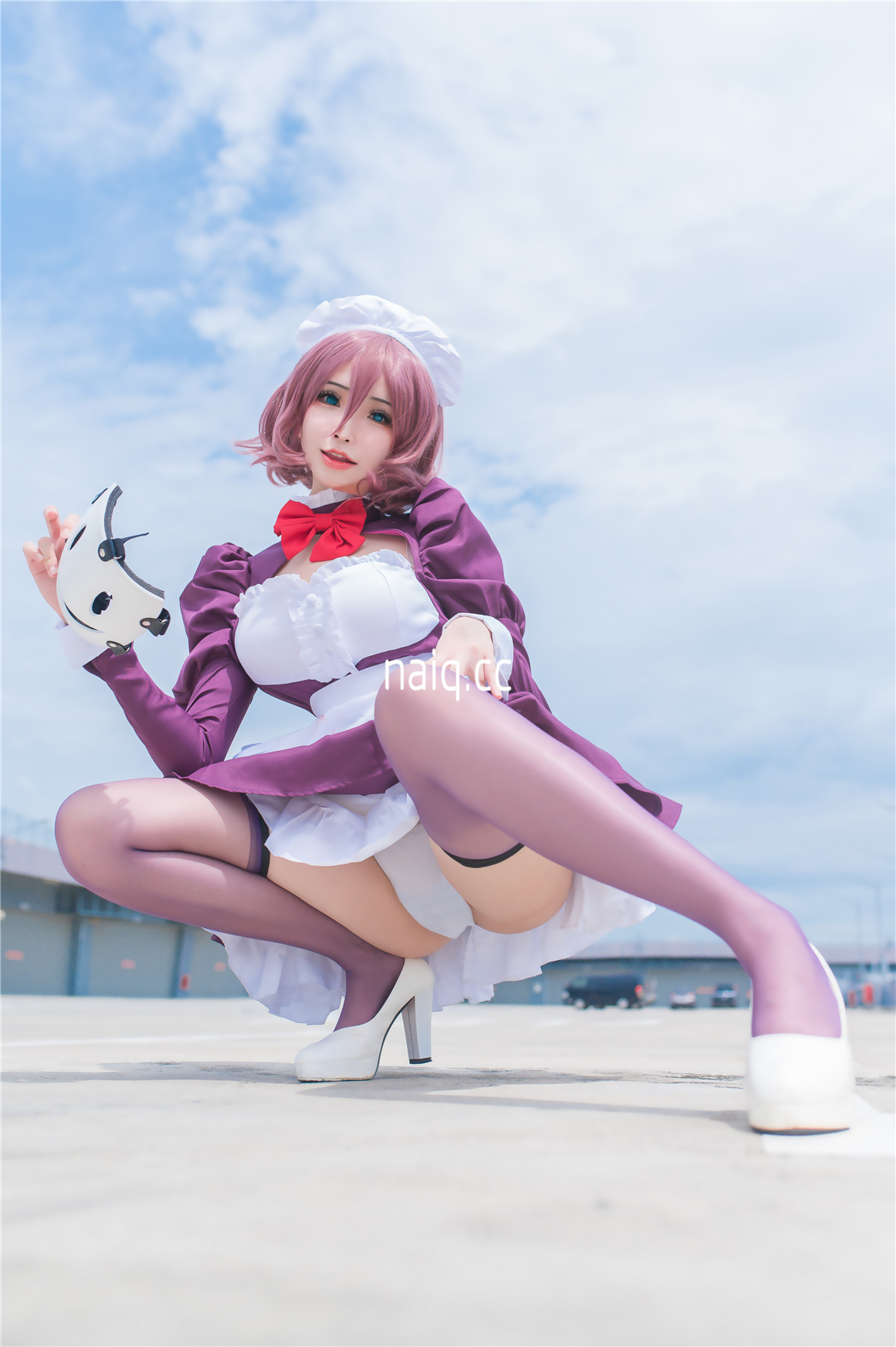 花リリ(Plant Lily) - Maid Mask [12P-82MB] - 奶圈