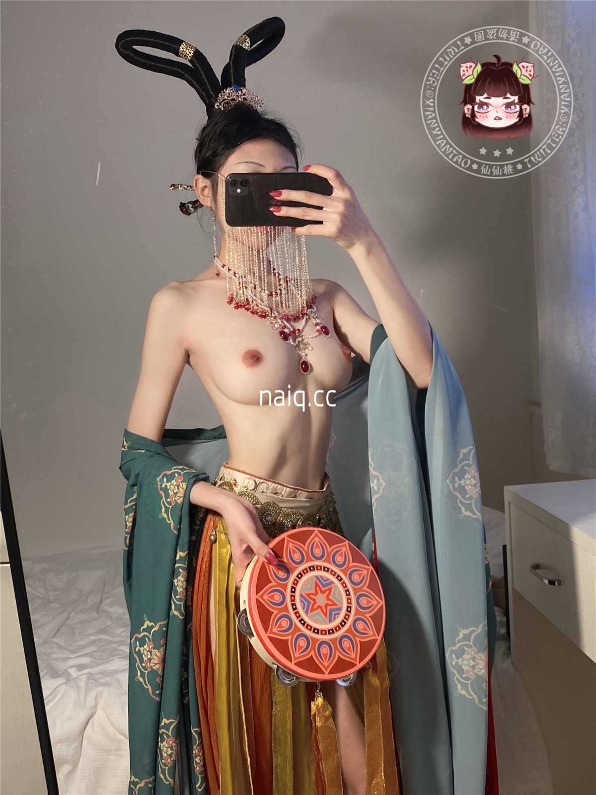 仙仙桃 - 汉服-唐宫夜宴 [21P-77.63MB] - 奶圈