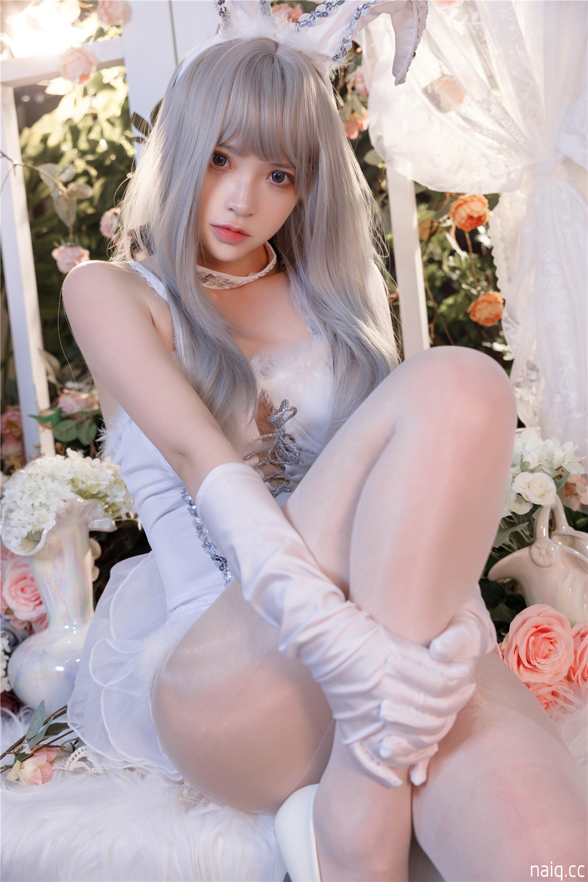 疯猫ss - 纯白绒绒兔 [40P2V-1.02GB] - 奶圈