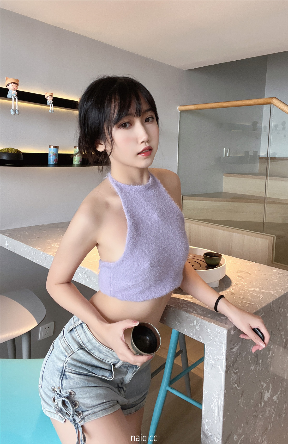 不呆猫 - 紫色人妻日常 [33P1V-627MB] - 奶圈