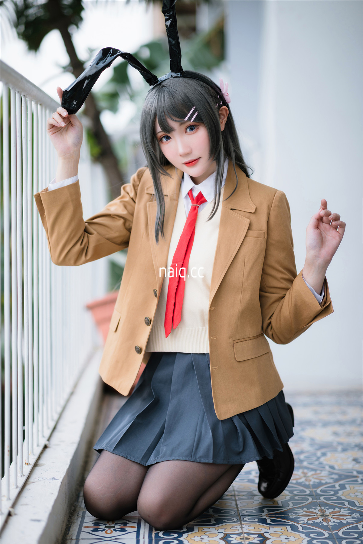 瓜希酱 - 樱岛麻衣 校服 [20P-92MB] - 奶圈