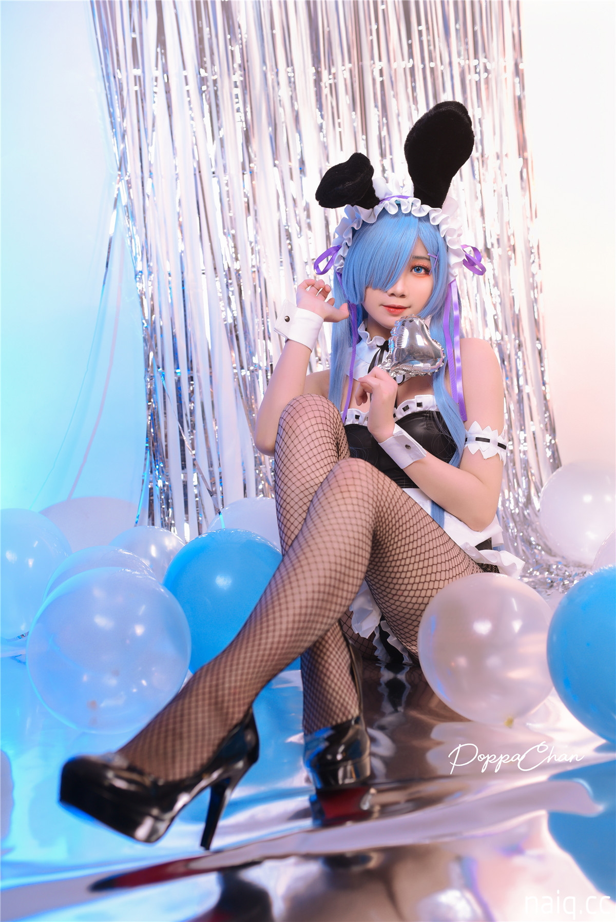 PoppaChan - Rem Bunny Re-Zero [37P12V-489.57MB] - 奶圈
