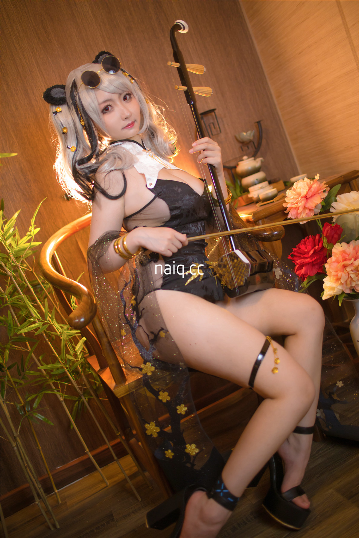 风筝筝筝w - 食铁兽旗袍 [9P-75MB] - 奶圈
