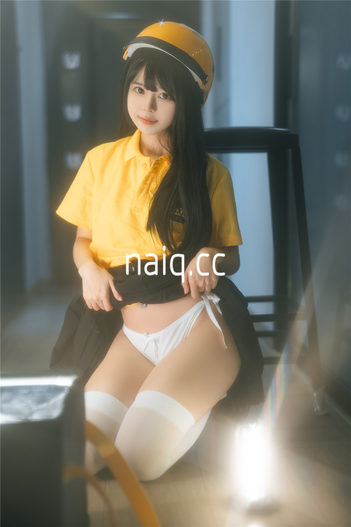rua阮阮 - 白丝外卖员 [40P-703MB] - 奶圈