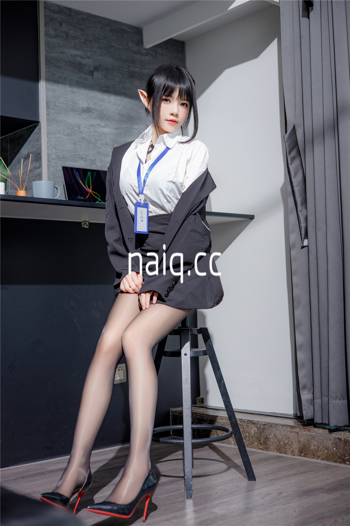 桜桃喵 - 精灵OL [46P-643MB] - 奶圈
