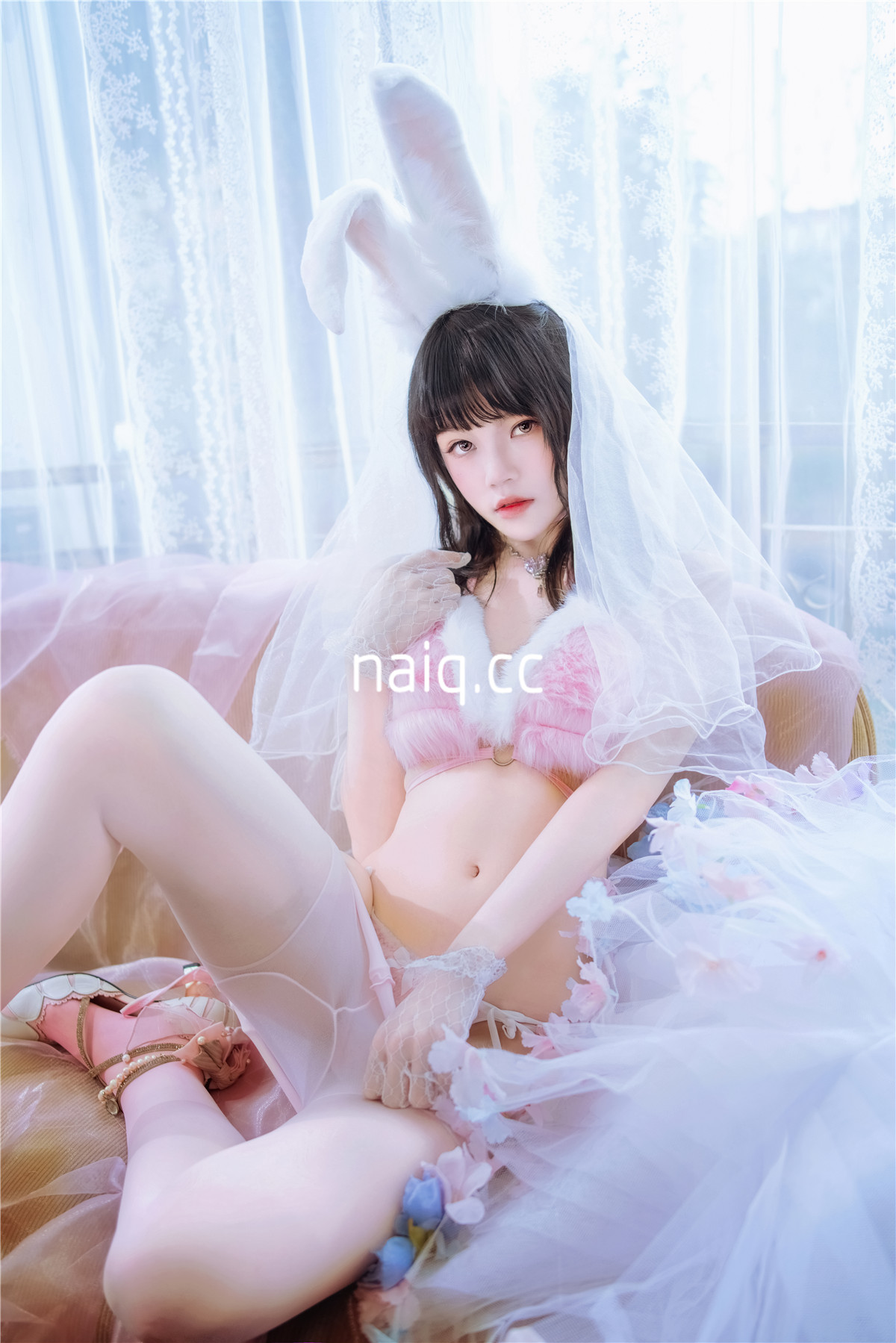 桜桃喵 - 花嫁兔 [54P2V-2.20GB] - 奶圈