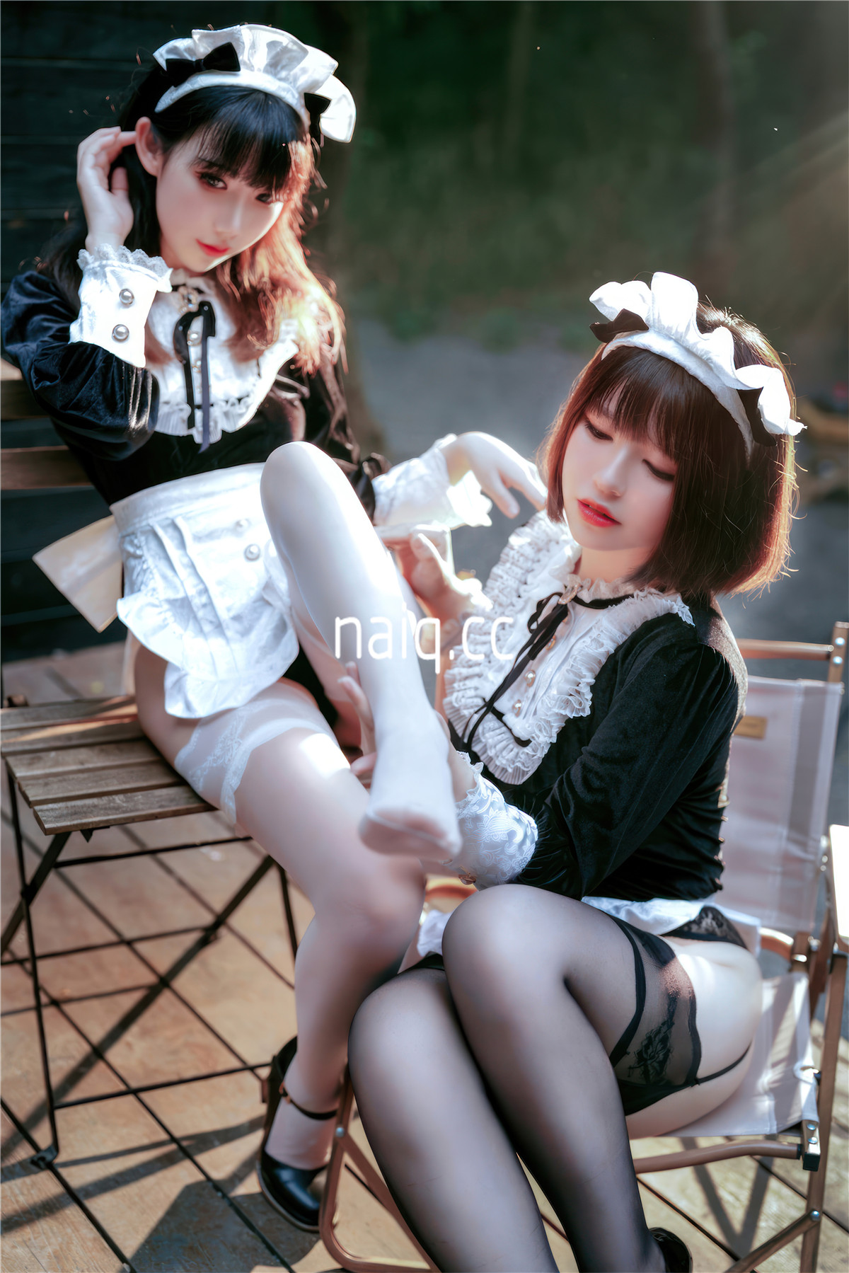 半半子 - &面饼仙儿【BANBANKOxMianZelizer】メイド姉妹 [74P-548MB] - 奶圈