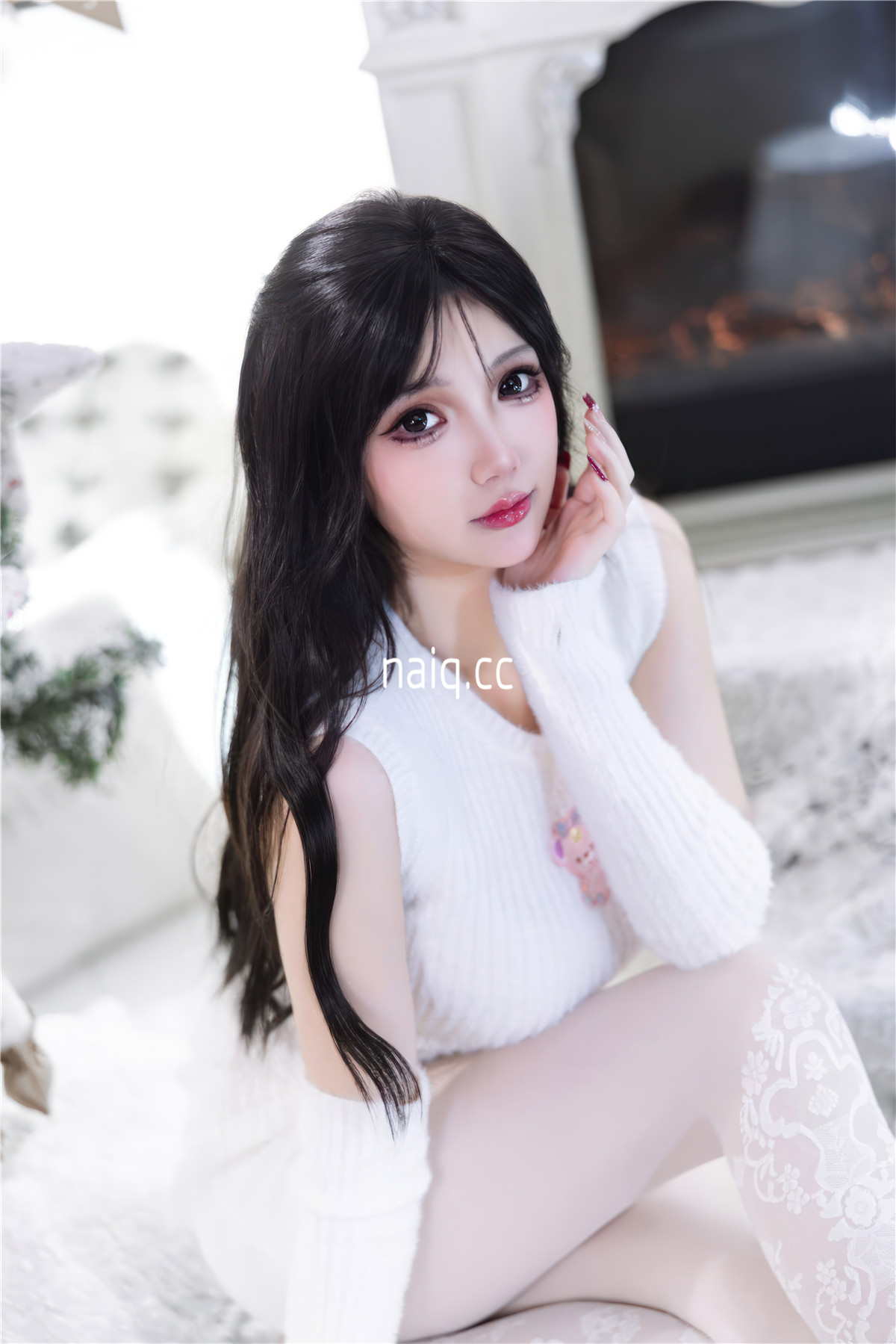 雪晴Astra - 圣诞节 白雪 [123P2V-1.06GB] - 奶圈